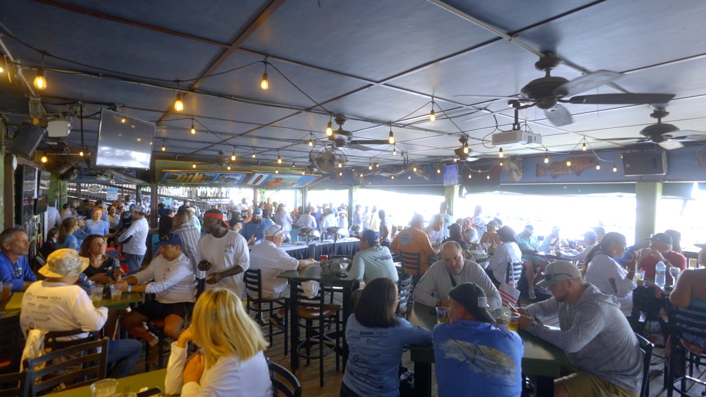 A full house at Hula Bay for the Veterans Inshore Slam after party